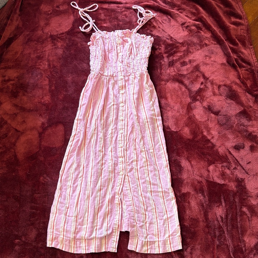 Universal Thread Pink and White Striped Chemise